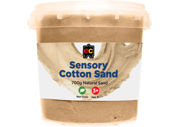 Sensory Cotton Sand 700g Tub - Varieties - Sensory Kingdom