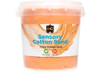 Sensory Cotton Sand 700g - Orange
