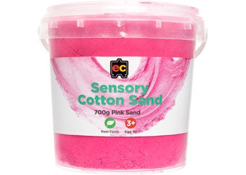 Sensory Cotton Sand 700g - Pink