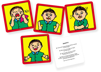Emotions Cards Set of 10 - Sensory Kingdom