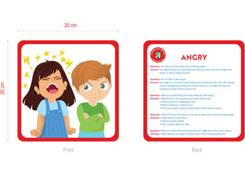 Emotions Cards Set of 10 - Sensory Kingdom