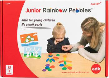 Junior Rainbow Pebbles Set (with cards)
