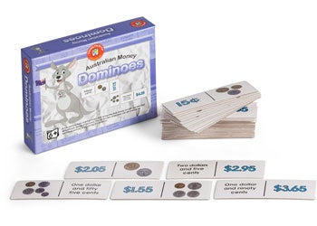 Australian Money Dominoes - Sensory Kingdom