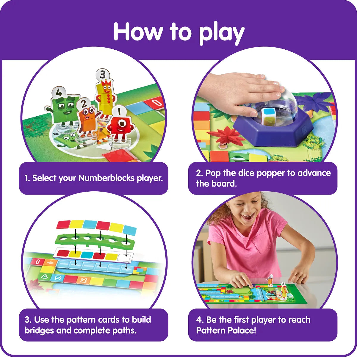 Numberblocks Race to Pattern Palace - Sensory Kingdom