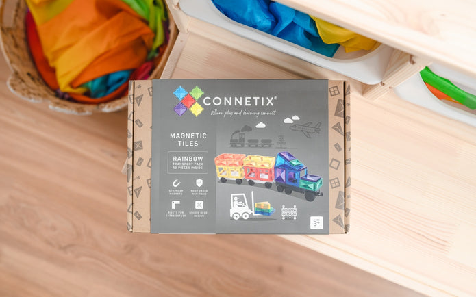 CONNETIX Rainbow Transport Pack 50 pc