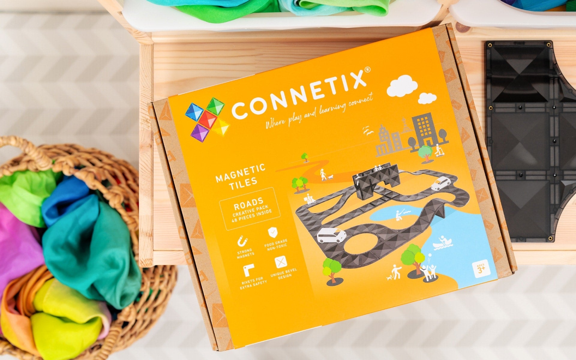 CONNETIX Creative Roads Pack 48 pc
