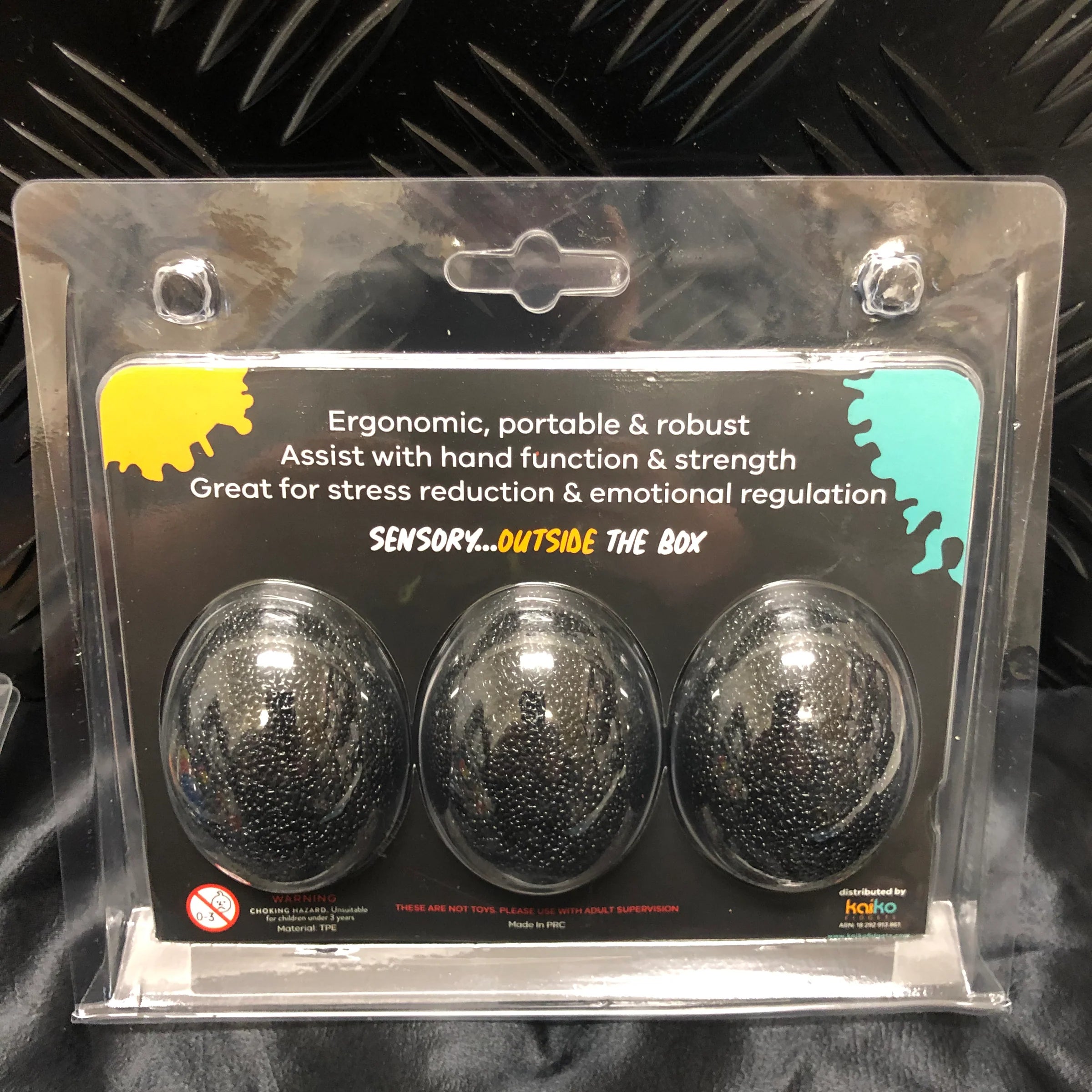 Hand Exerciser Stress Eggs by Kaiko Fidgets - Sensory Kingdom