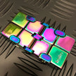 INFINITY Cube in Oil Slick 165grams By Kaiko Fidgets