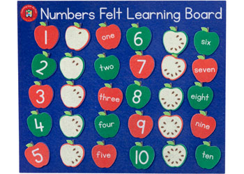 Felt Learning Board- Varieties - Sensory Kingdom