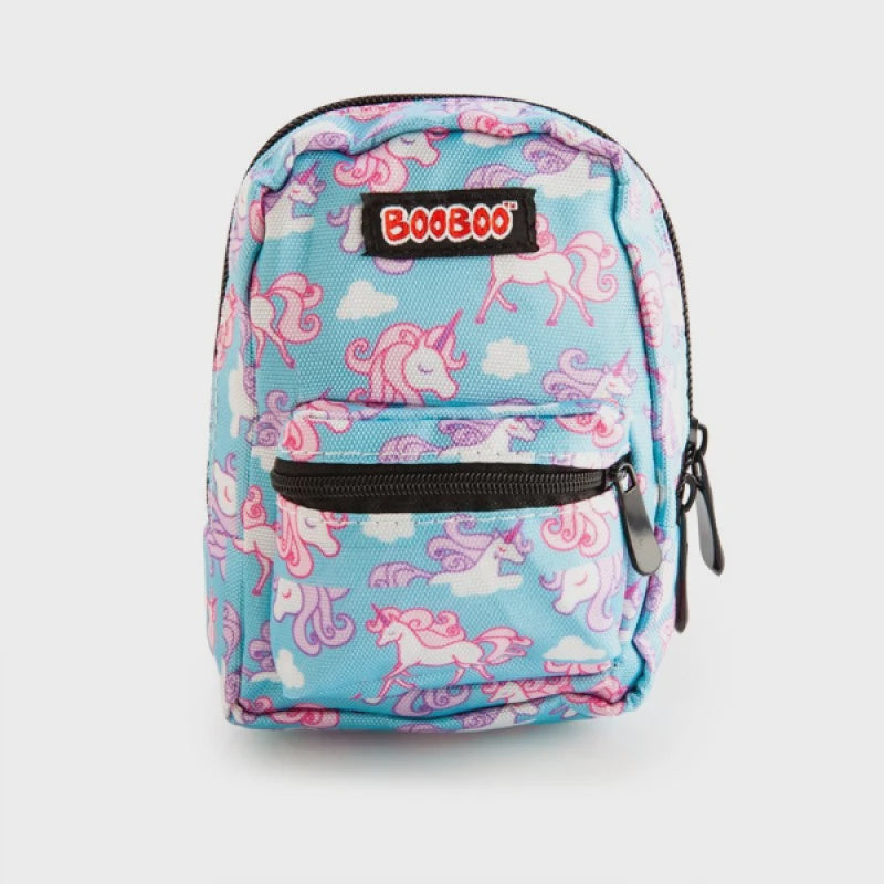 BooBoo Backpack Mini - Light Blue Unicorn
