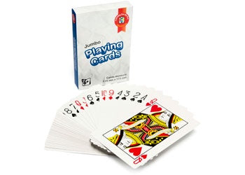 Jumbo Playing Cards - Sensory Kingdom