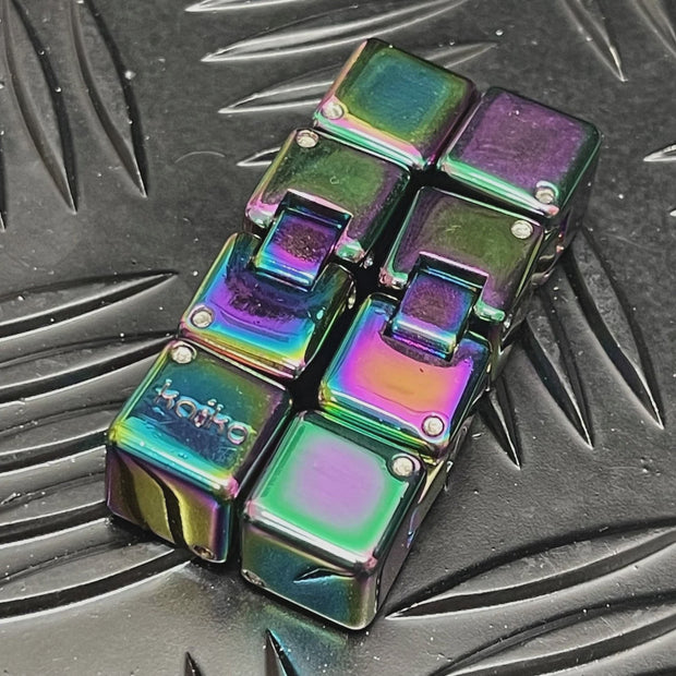 MINI Oil Slick Infinity Cube By Kaiko Fidgets - Sensory Kingdom