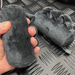 Plush Grip Squishy - Soft Black Fabric - Sensory Kingdom