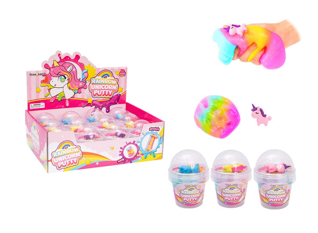Rainbow Unicorn Fluffy Slime