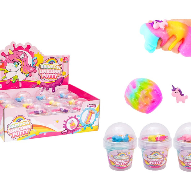 Rainbow Unicorn Fluffy Slime