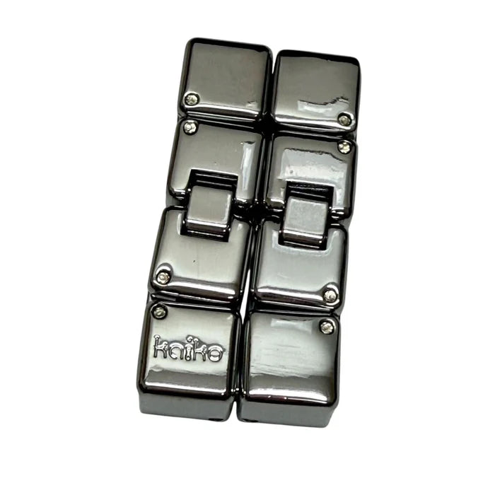 Gloss Silver MINI Infinity Cube - Sensory Kingdom