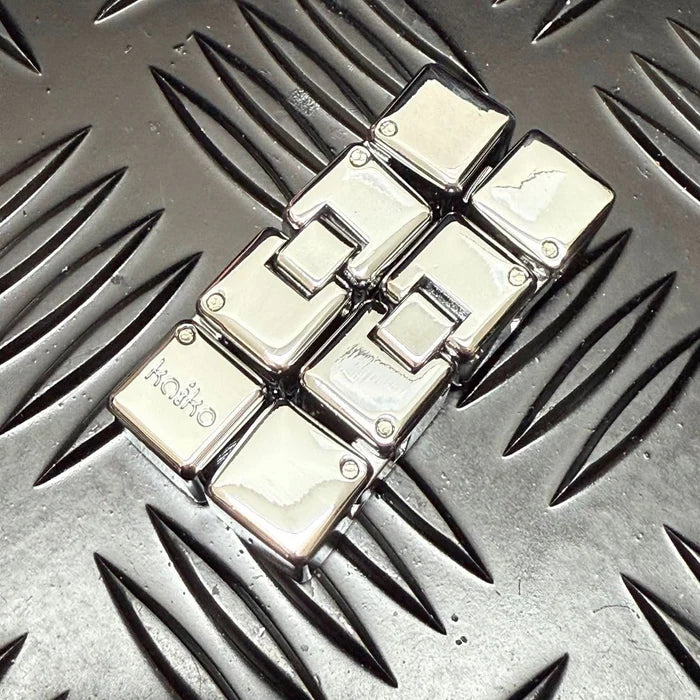 Gloss Silver MINI Infinity Cube - Sensory Kingdom