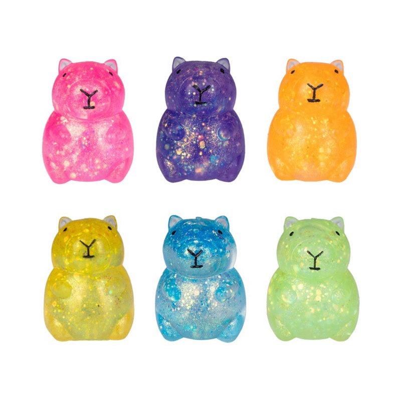 Squishy Glitter Capybara - Sensory Kingdom