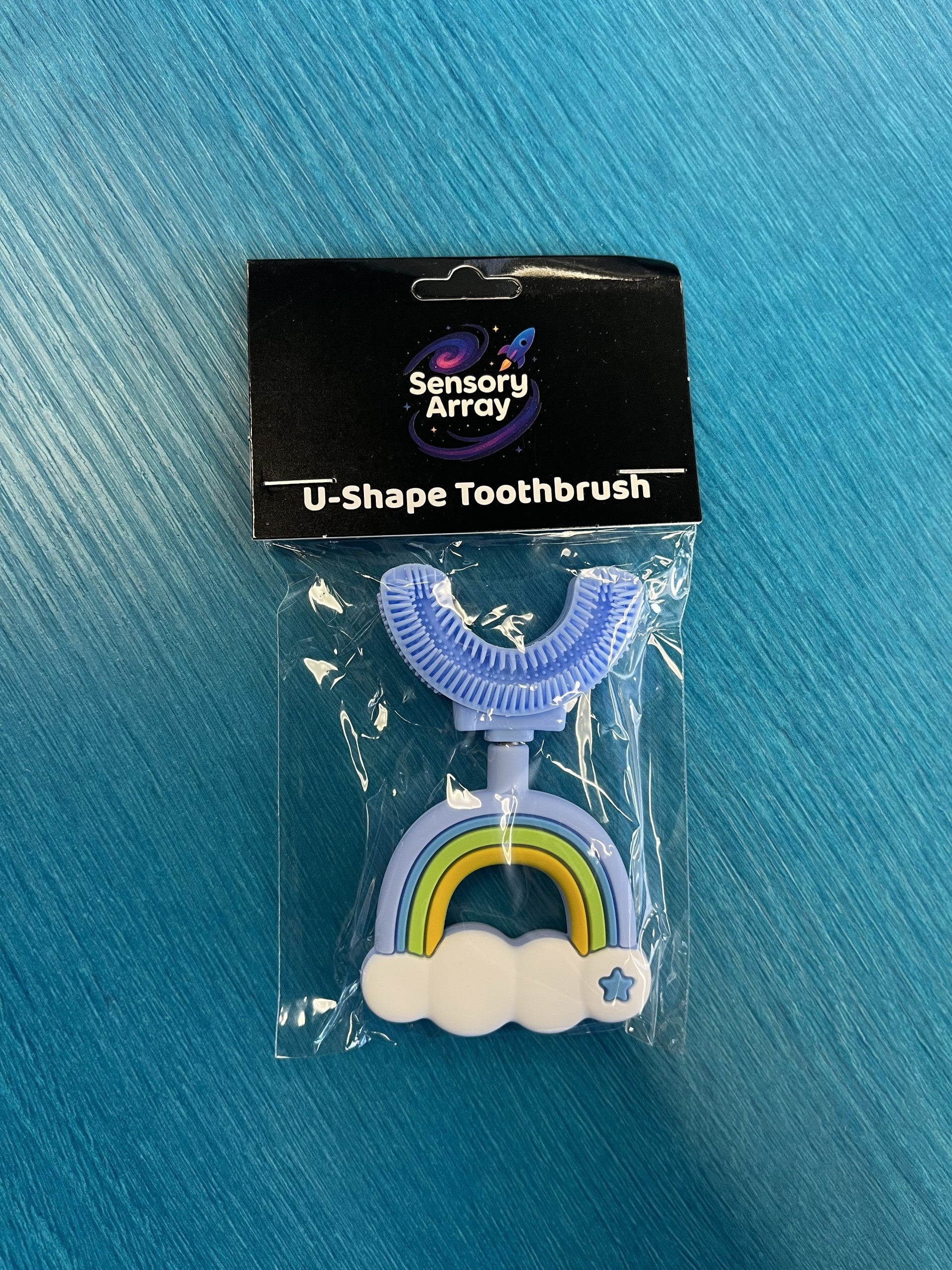 U Shaped Toothbrush - Small Rainbow