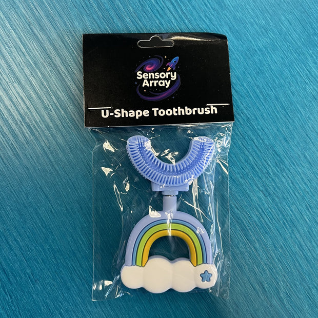 U Shaped Toothbrush - Small Rainbow