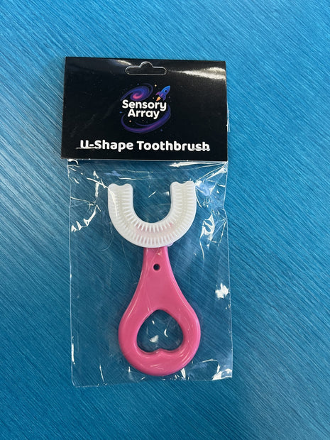U Shaped Toothbrush - Small Heart