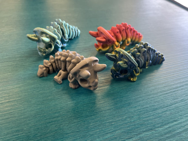 3D Mini Triceratops