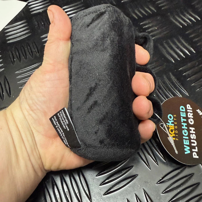 WEIGHTED Plush Grip with Kinetic Sand - 265gm - Sensory Kingdom