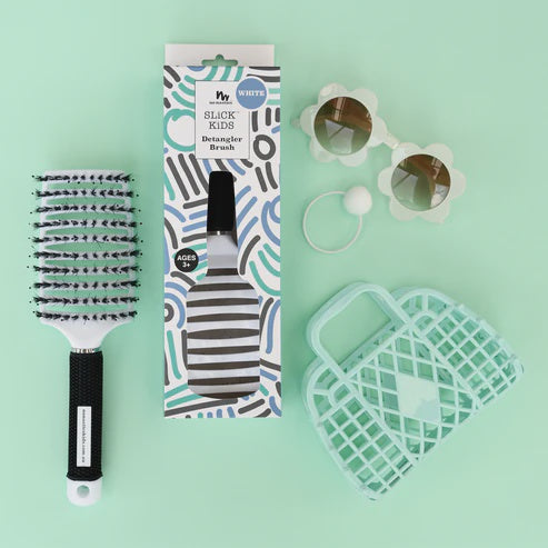 Detangler Hairbrush - White